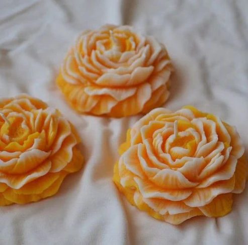 Small Peony Candles