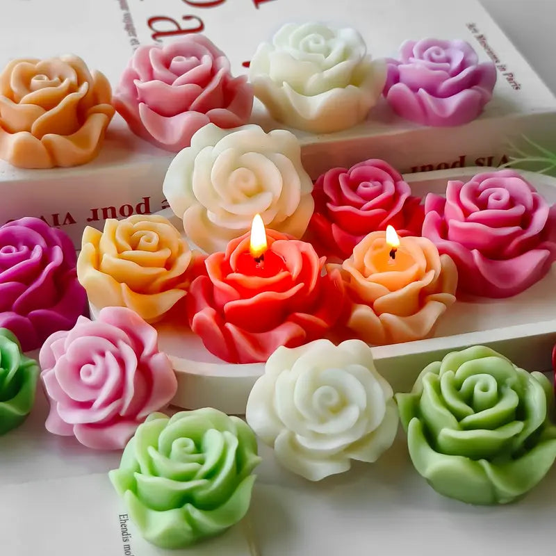 Rose candle