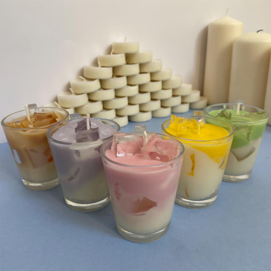 iced latte candle