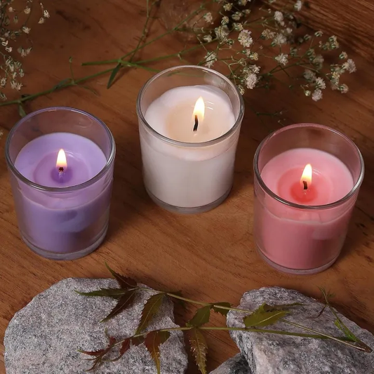 Glass Jar Scented Candle for Aromatherapy & Home Décor