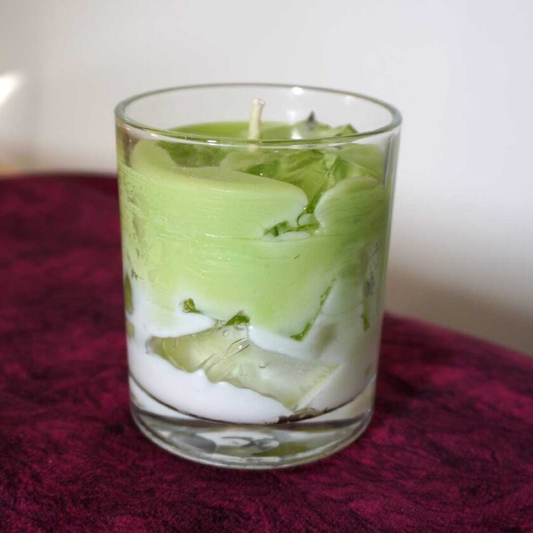 iced latte candle