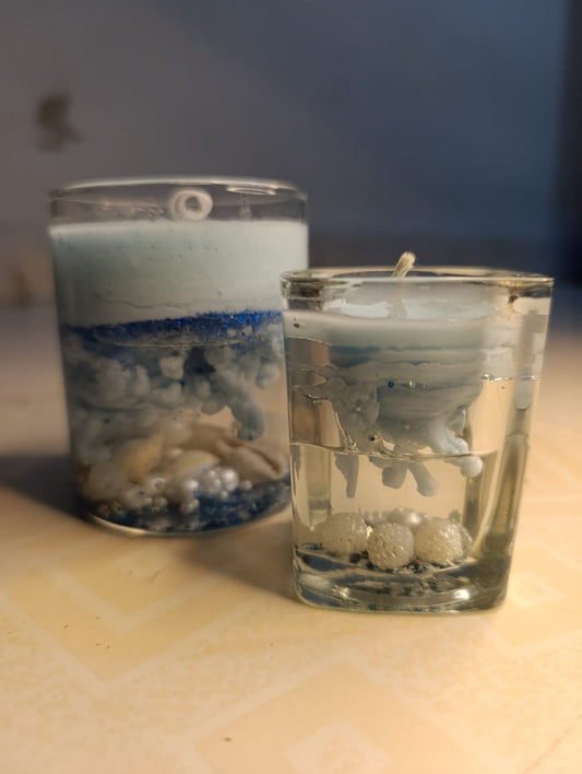 Ocean Water Candle – Large Jar of Coastal Elegance