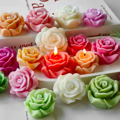 Rose candle