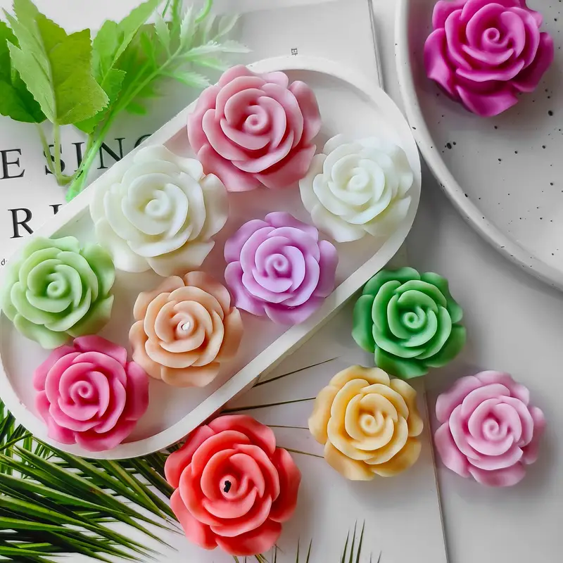 Rose candle